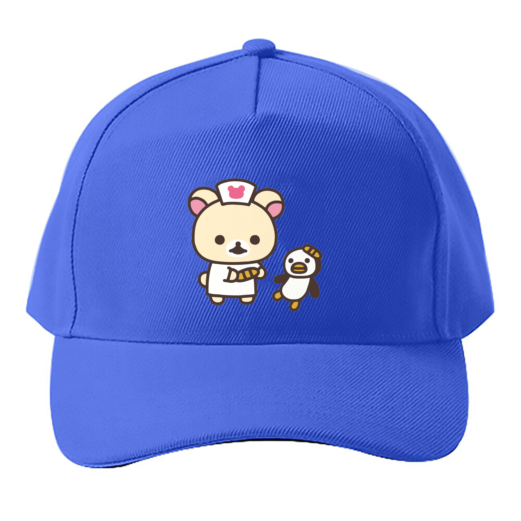 （画像用） リラックマ リラックマ キイロイトリ Rilakkuma Korilakkuma Kiiroitori ベースボールキャップ 綿100％ 男女兼用 帽子 スポーツ